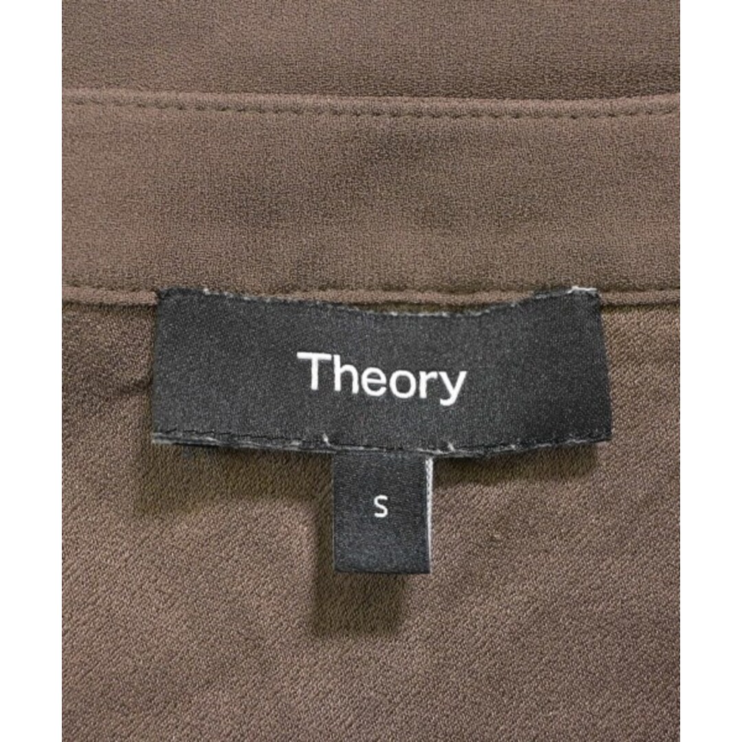 Theory(セオリー)のTheory セオリー ブラウス S 茶 【古着】【中古】【送料無料】 レディースのトップス(シャツ/ブラウス(長袖/七分))の商品写真