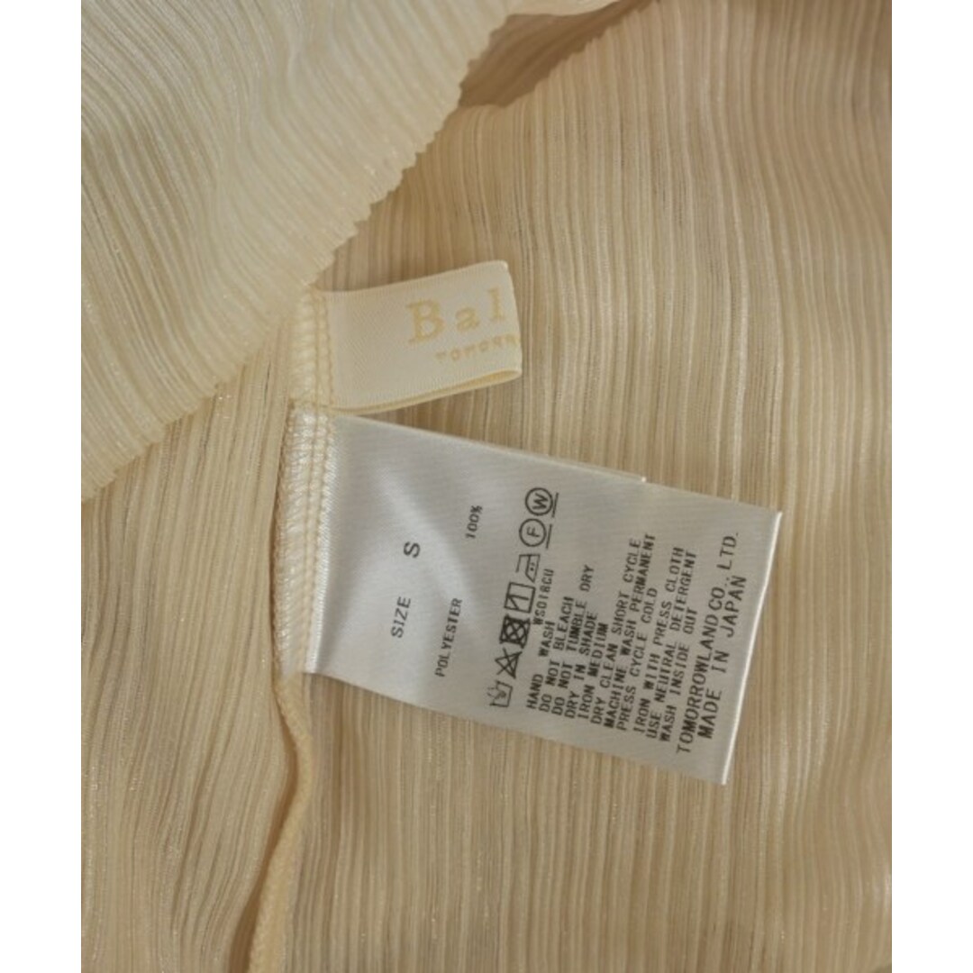 Ballsey(ボールジィ)のBallsey ボールジー ブラウス S ベージュ 【古着】【中古】【送料無料】 レディースのトップス(シャツ/ブラウス(長袖/七分))の商品写真