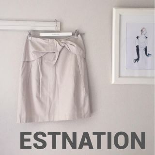 エストネーション(ESTNATION)のESTNATION bis 膝丈スカート(ひざ丈スカート)