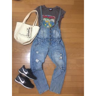 セシルマクビー(CECIL McBEE)の☆bon★様専用 ダメージデニムサロペット(サロペット/オーバーオール)