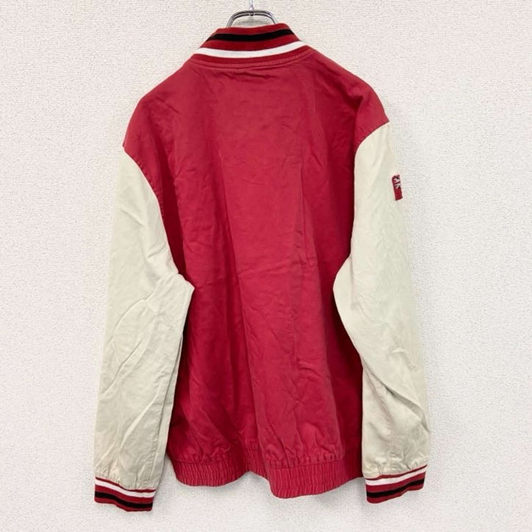 古着 used　HUDSON'S BAY CO.　スタジャン/スタジアムジャケット　カナダオリンピック　赤　レッド　アイボリー　XLサイズ メンズのジャケット/アウター(スタジャン)の商品写真
