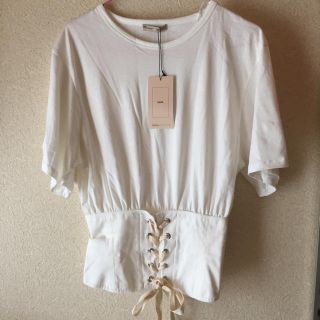 ザラ(ZARA)の新品！正規品！ZARA コルセットTシャツ(Tシャツ(半袖/袖なし))