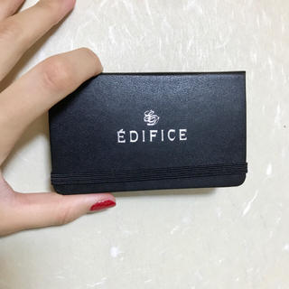エディフィス(EDIFICE)のモレスキンカードケース（ベイクルーズ9周年記念品）(日用品/生活雑貨)