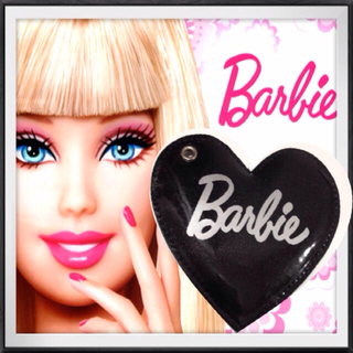 バービー(Barbie)のBarbie◎定期入れ(黒)(名刺入れ/定期入れ)