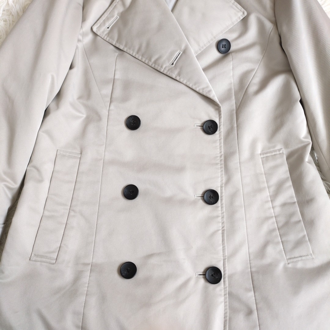 ICB(アイシービー)の【美品】iCB ダブル　グレー　ダウンコート　ダウンジャケット　M レディースのジャケット/アウター(ダウンジャケット)の商品写真