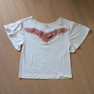 リリーブラウン(Lily Brown)のLily Brown 刺繍半袖TEE(Tシャツ(半袖/袖なし))