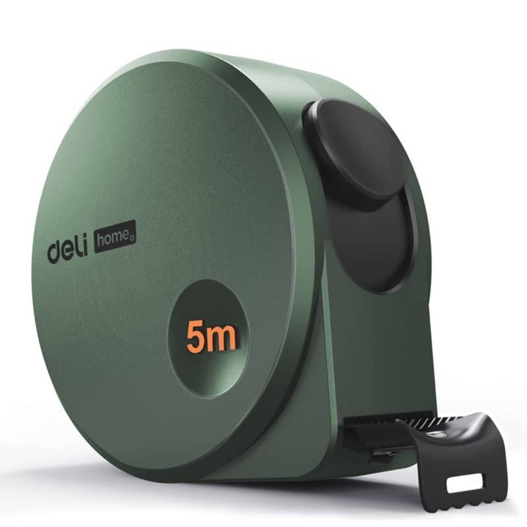 Deli メジャー・巻尺 スチール製巻尺 仕様5mX19mm 文字が大きく目盛が その他のその他(その他)の商品写真