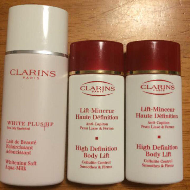 CLARINS(クラランス)のS様専用 クラランス３点セット コスメ/美容のボディケア(ボディクリーム)の商品写真