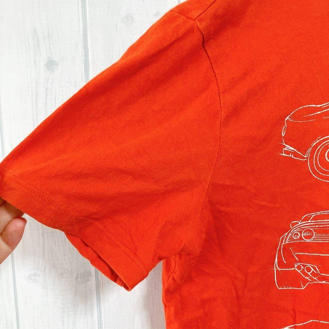 GAP Kids(ギャップキッズ)のGAP 半袖Tシャツ　オレンジ　150　コットン　キッズ　車デザイン キッズ/ベビー/マタニティのキッズ服女の子用(90cm~)(Tシャツ/カットソー)の商品写真