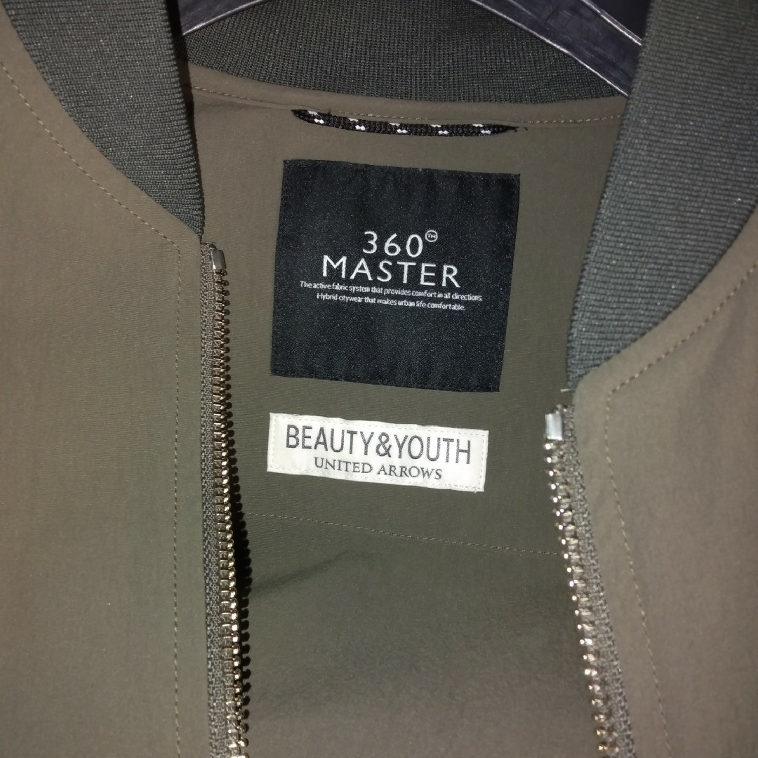 BEAUTY&YOUTH UNITED ARROWS(ビューティアンドユースユナイテッドアローズ)のBEAUTY&YOUTH　360 MASTER ジップブルゾン メンズのジャケット/アウター(ブルゾン)の商品写真