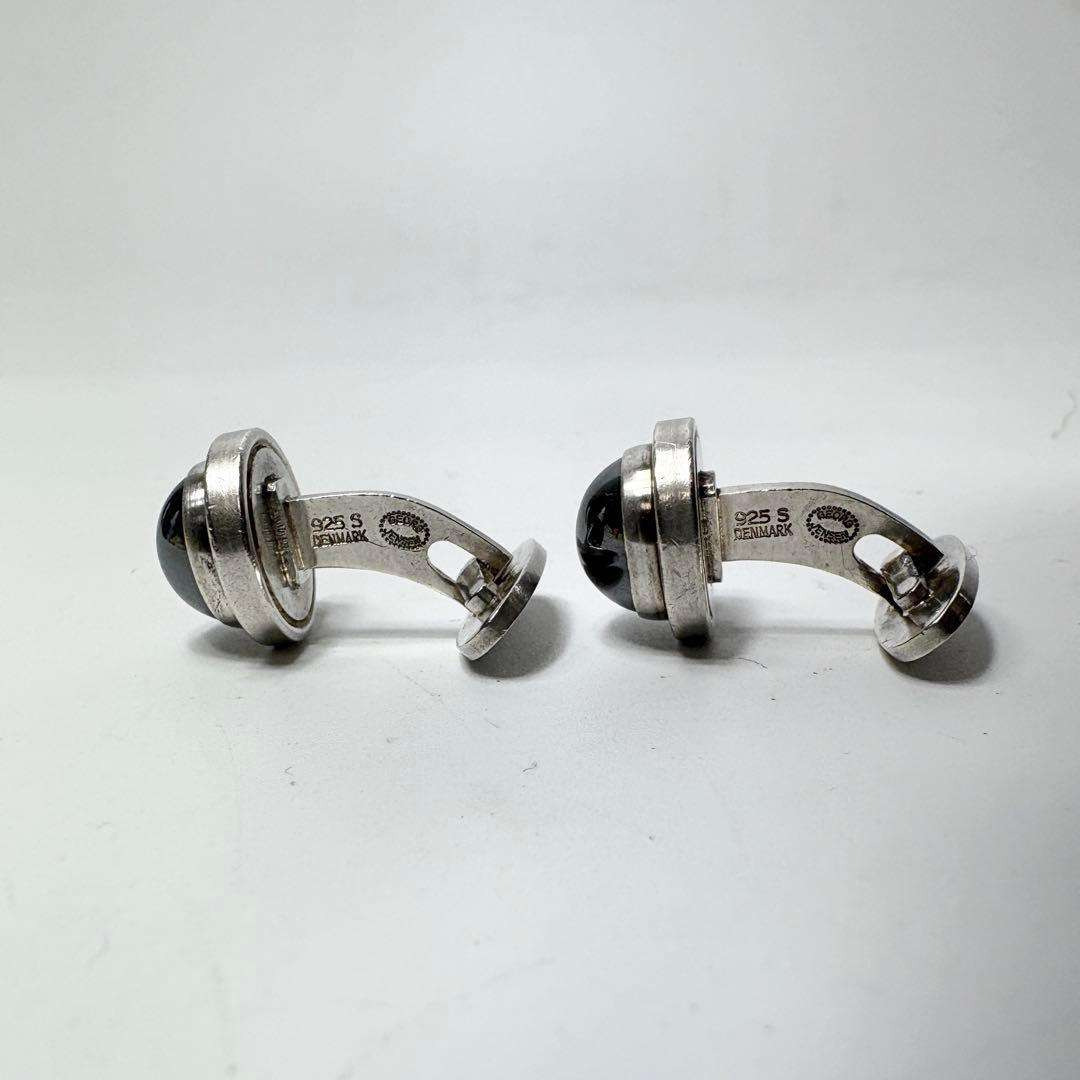Georg Jensen(ジョージジェンセン)のジョージジェンセン　ヘマタイト　カフス　vintage シルバー925 メンズのファッション小物(カフリンクス)の商品写真