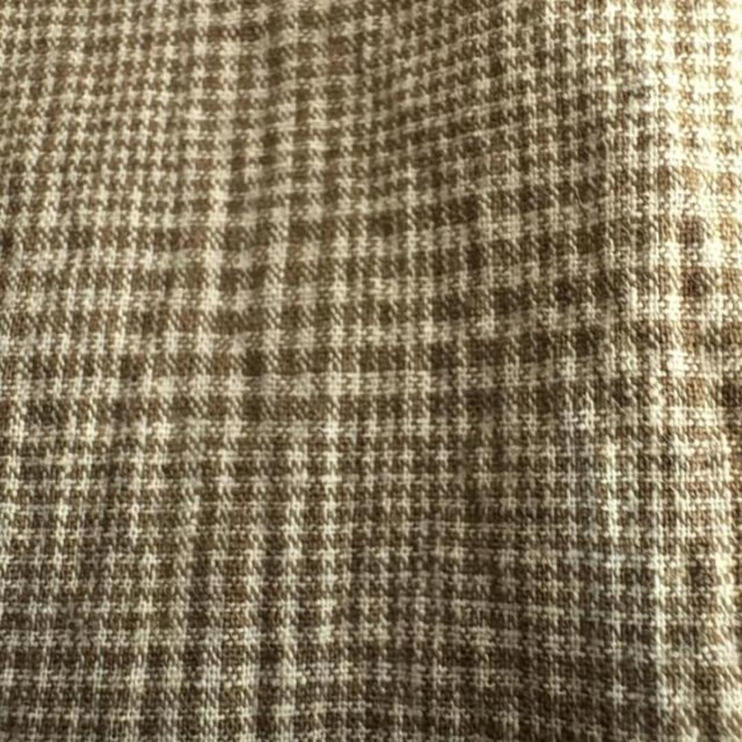 Max MaraWEEKEND(マックスマーラウィークエンド) レディースパンツスーツ レディース - ベージュ チェック柄 レディースのフォーマル/ドレス(スーツ)の商品写真