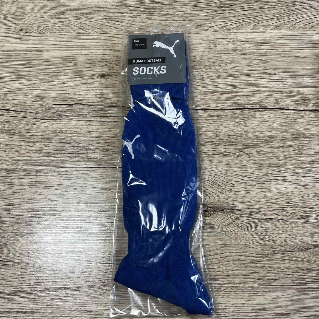 PUMA(プーマ)のプーマ ジュニア LIGA ストッキング チームローヤル/ホワイト・サイズ：24 スポーツ/アウトドアのサッカー/フットサル(ウェア)の商品写真