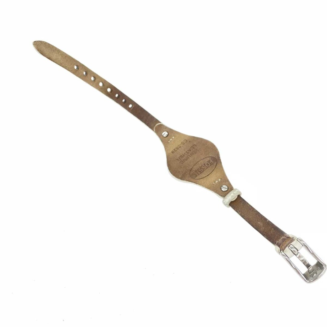 FOSSIL(フォッシル)のFossil フォッシル 腕時計 ジョージア  クォーツ/SS×レザー/ ES2829   シルバーカラー×ホワイト レディース / 240001175173 その他のその他(その他)の商品写真