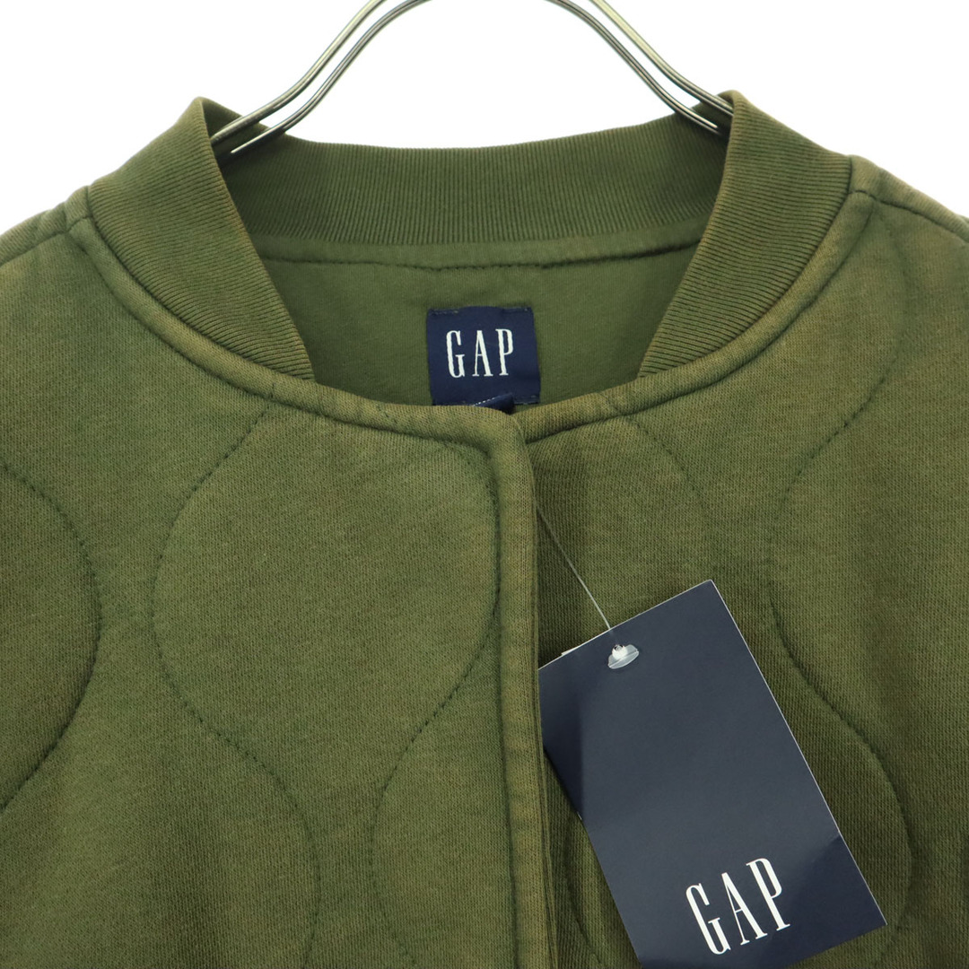 GAP(ギャップ)の古着 未使用 GAP ギャップ 長袖 キルティングジャケット M カーキ レディース レディースのジャケット/アウター(その他)の商品写真