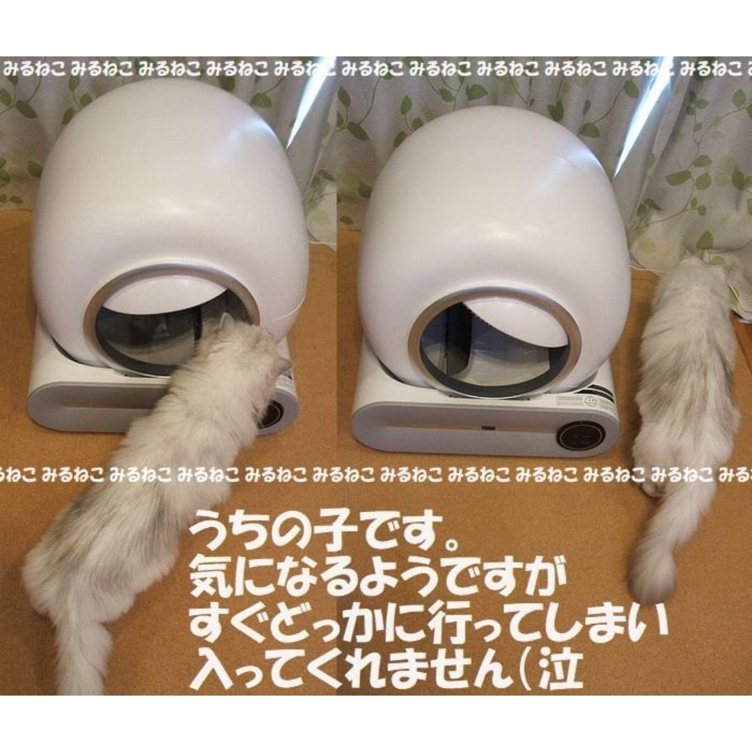 安全設計 全自動ネコトイレ  除菌消臭 赤外線 重力センサー付 健康管理 水洗可 その他のペット用品(猫)の商品写真