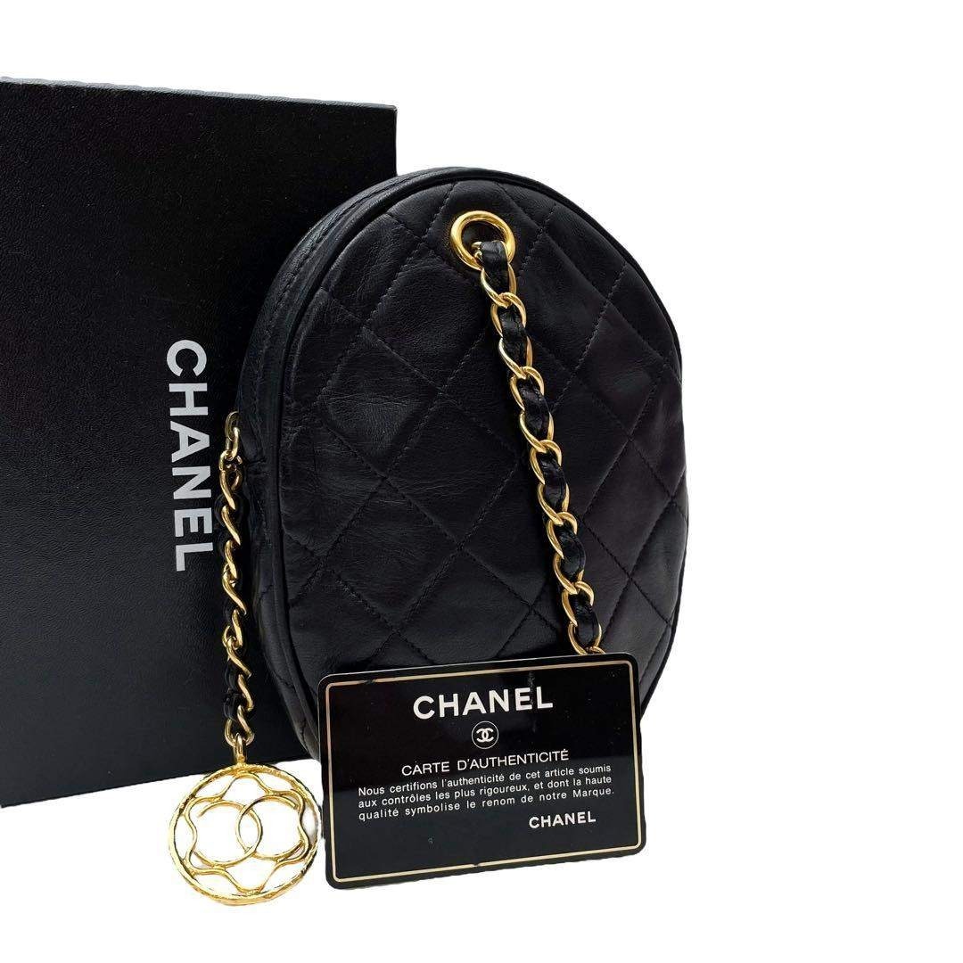 CHANEL(シャネル)の良品 シャネル マトラッセ ラムスキン チェーン ショルダー ハンド バッグ レディースのバッグ(ハンドバッグ)の商品写真