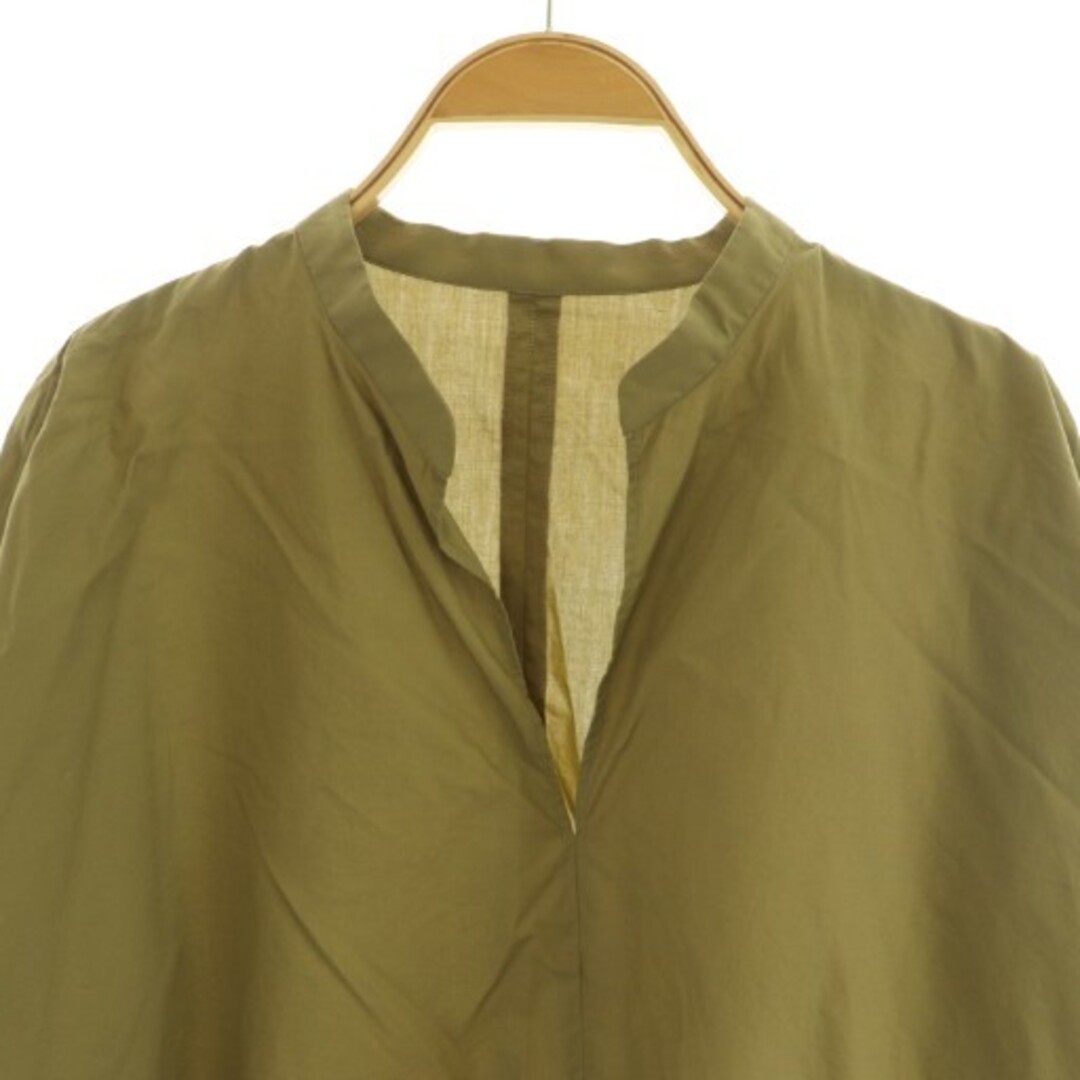 FRAMeWORK(フレームワーク)のフレームワーク タイプライター ソデギャザーブラウス ドルマンスリーブ 七分袖 レディースのトップス(その他)の商品写真