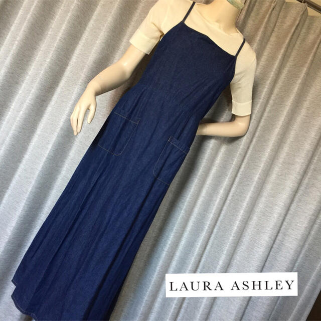 LAURA ASHLEY(ローラアシュレイ)のローラアシュレイ◆デニムワンピース/ロングワンピースM  レディースのワンピース(ロングワンピース/マキシワンピース)の商品写真