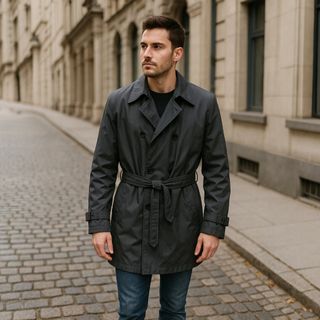 REGALトレンチコート BELサイズ グレー系 ビジネス 大きめ