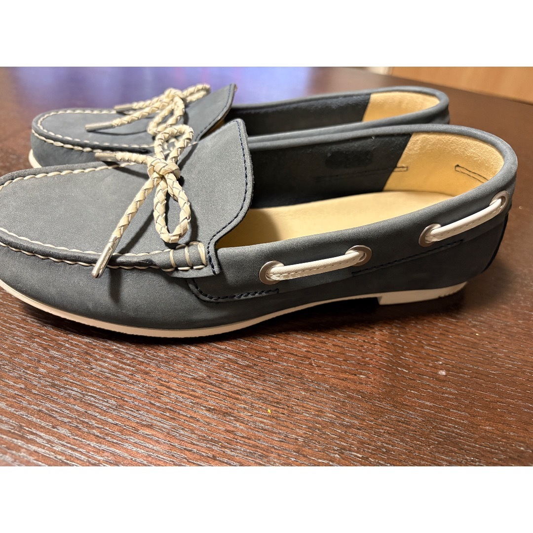 REGAL(リーガル)のリーガル レディース モカシン カジュアルシューズ リボン付き デッキシューズ  レディースの靴/シューズ(スリッポン/モカシン)の商品写真