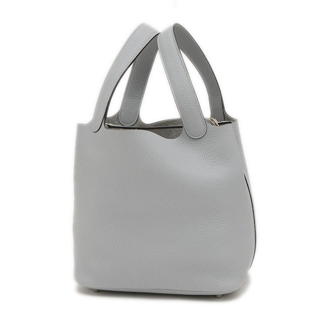 HERMES(エルメス)のエルメス ピコタンロックMM 22 トリヨン ブルーグラシエ シルバー金具 X刻 レディースのバッグ(ハンドバッグ)の商品写真