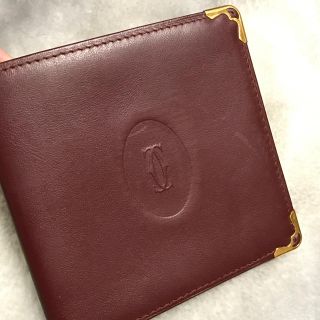 カルティエ(Cartier)のボルドー 札入れ カードケース 折り財布 カルティエ(折り財布)