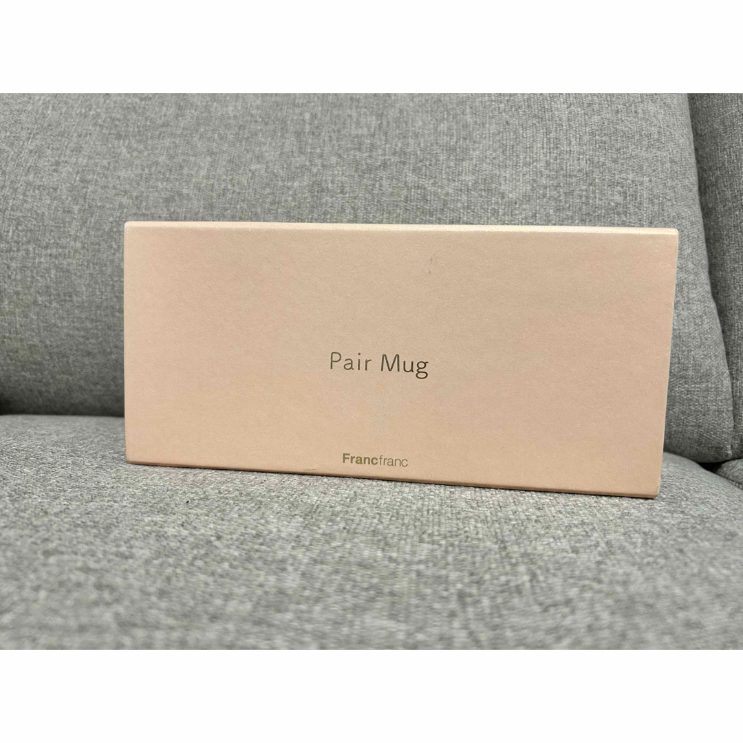 Francfranc(フランフラン)のフランフラン　ペアマグ フラワー&リーフ インテリア/住まい/日用品のキッチン/食器(グラス/カップ)の商品写真