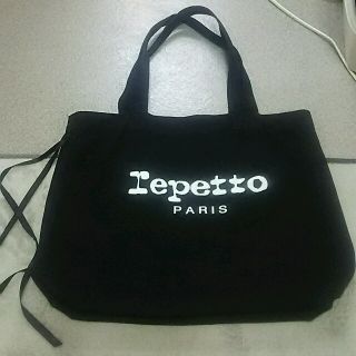 レペット(repetto)のレペット黒トートバッグ(トートバッグ)