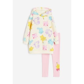 ワンピースレギンスセットポケモン ピカチュウ115㎝