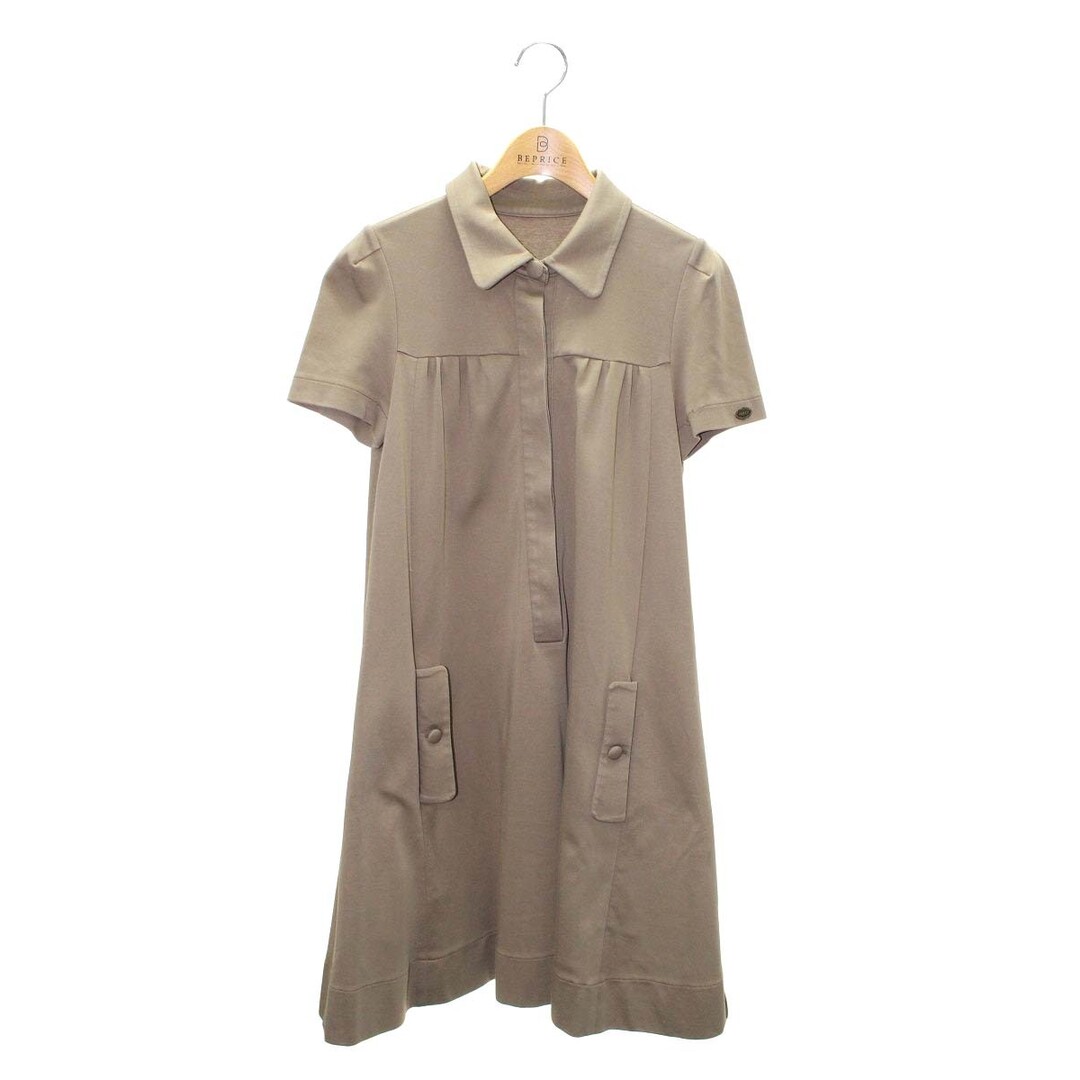 FOXEY NEW YORK(フォクシーニューヨーク)のフォクシーニューヨーク 31921 ワンピース 38 ブラウン パリジェンヌ ポロ ITG4X5NVXTC2 レディースのワンピース(ひざ丈ワンピース)の商品写真