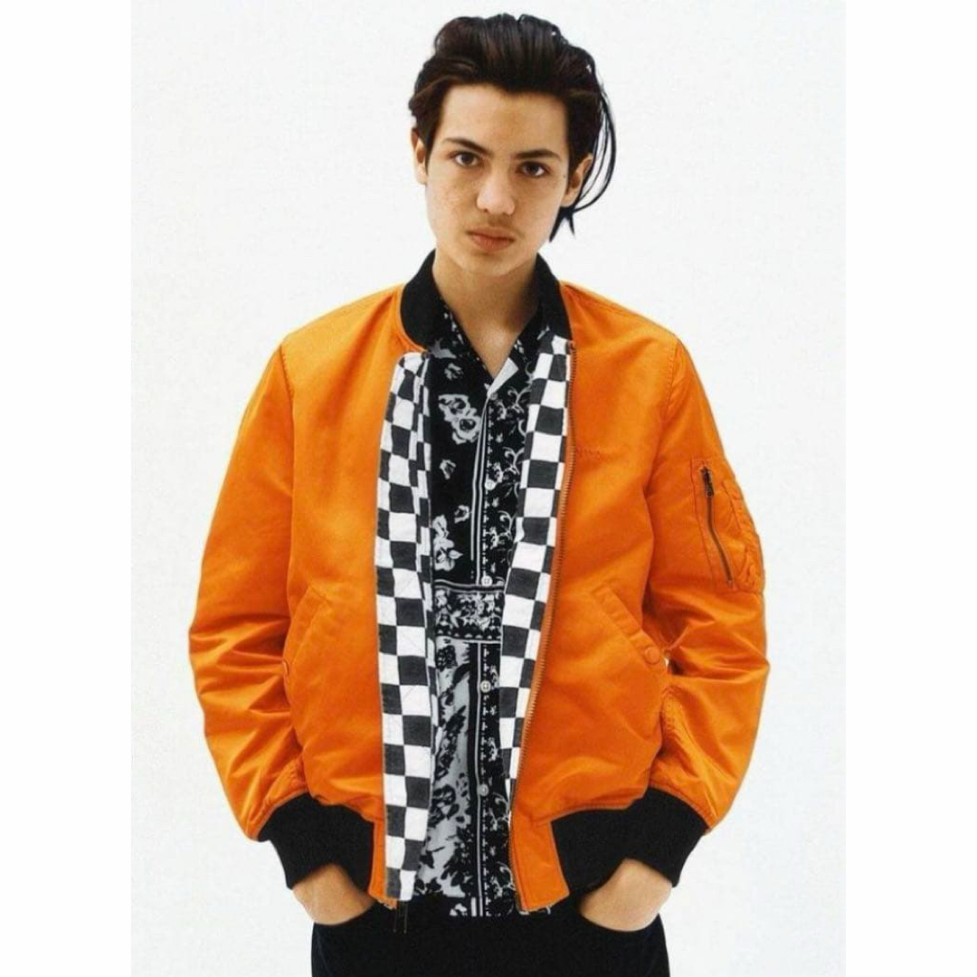 Supreme(シュプリーム)のsupreme Reversible Checkered Ma-1 XL メンズのジャケット/アウター(ミリタリージャケット)の商品写真