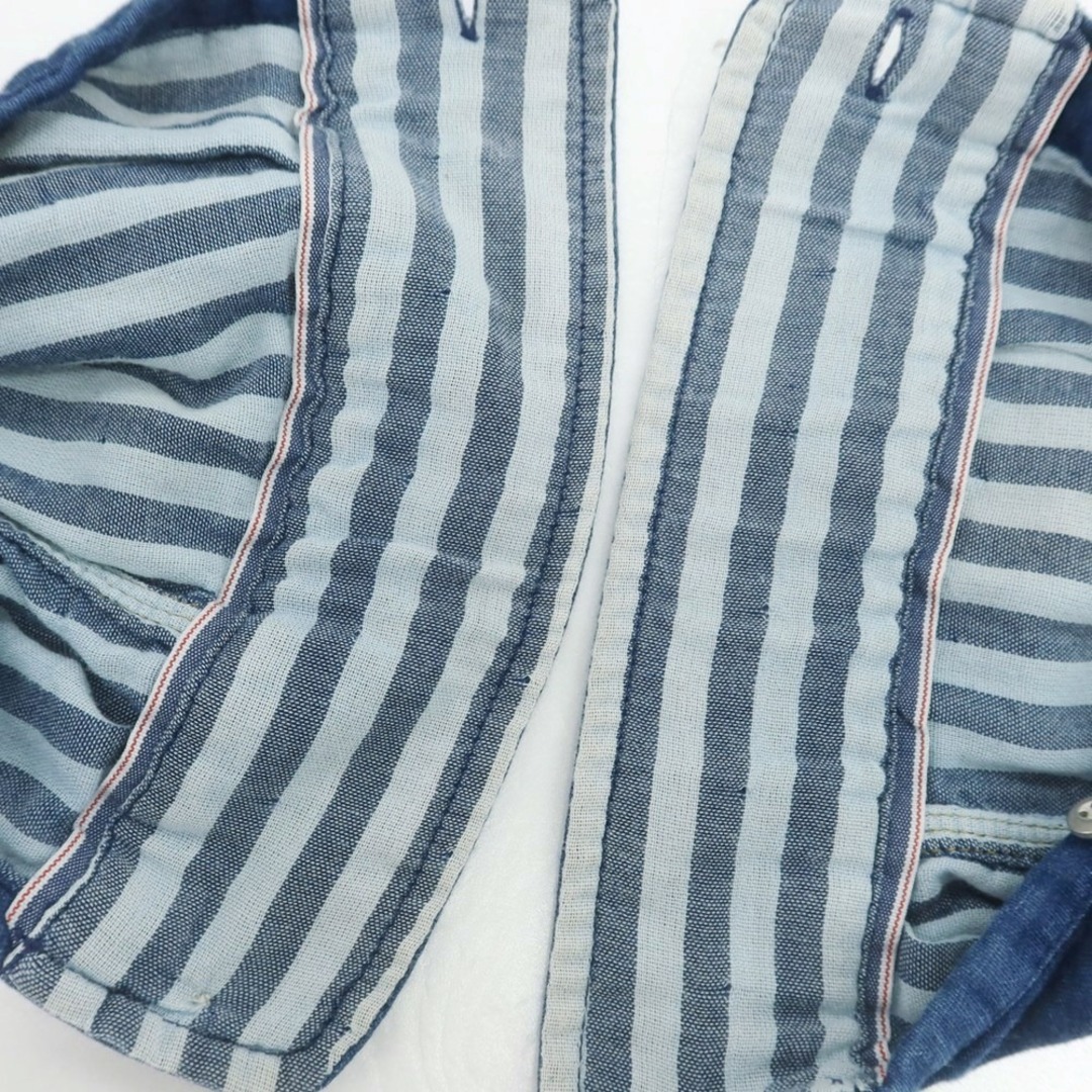 DIESEL(ディーゼル)の【中古】ディーゼル DIESEL ガーゼコットン カジュアルシャツ ダークブルー【サイズS】【メンズ】 メンズのトップス(シャツ)の商品写真