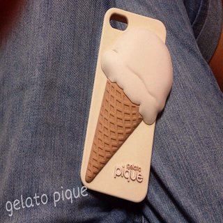ジェラートピケ(gelato pique)のiPhone ケース ピンク(モバイルケース/カバー)