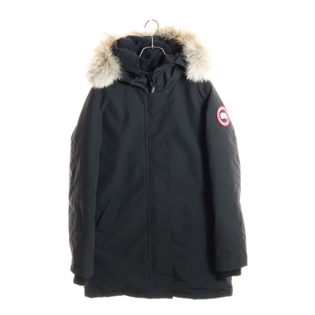 CANADA GOOSE(カナダグース)のCANADA GOOSE カナダグース VICTORIA PARKA ヴィクトリアパーカー ファーダウンジャケット レディース ブラック 3037LA レディースのジャケット/アウター(ダウンジャケット)の商品写真
