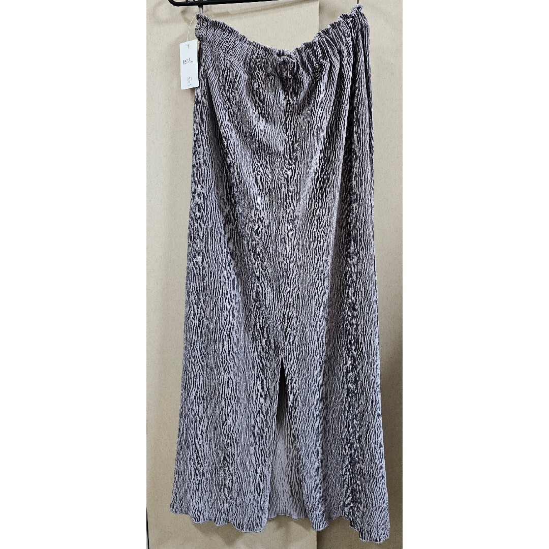 earth music & ecology(アースミュージックアンドエコロジー)のearth music&ecology シャイニーベロアスカート レディースのスカート(ロングスカート)の商品写真