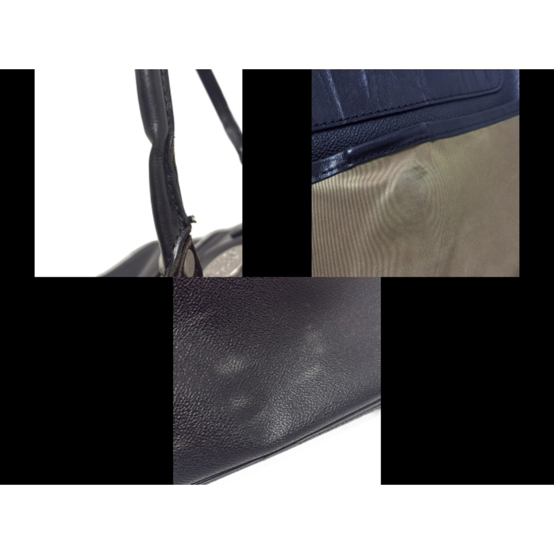 Orobianco(オロビアンコ)のOROBIANCO(オロビアンコ) ビジネスバッグ - 黒×カーキ 本体ロックなし レザー メンズのバッグ(ビジネスバッグ)の商品写真