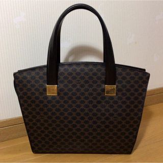 セリーヌ(celine)のCELINE ヴィンテージ マガダム 黒 ハンドバッグ(ハンドバッグ)