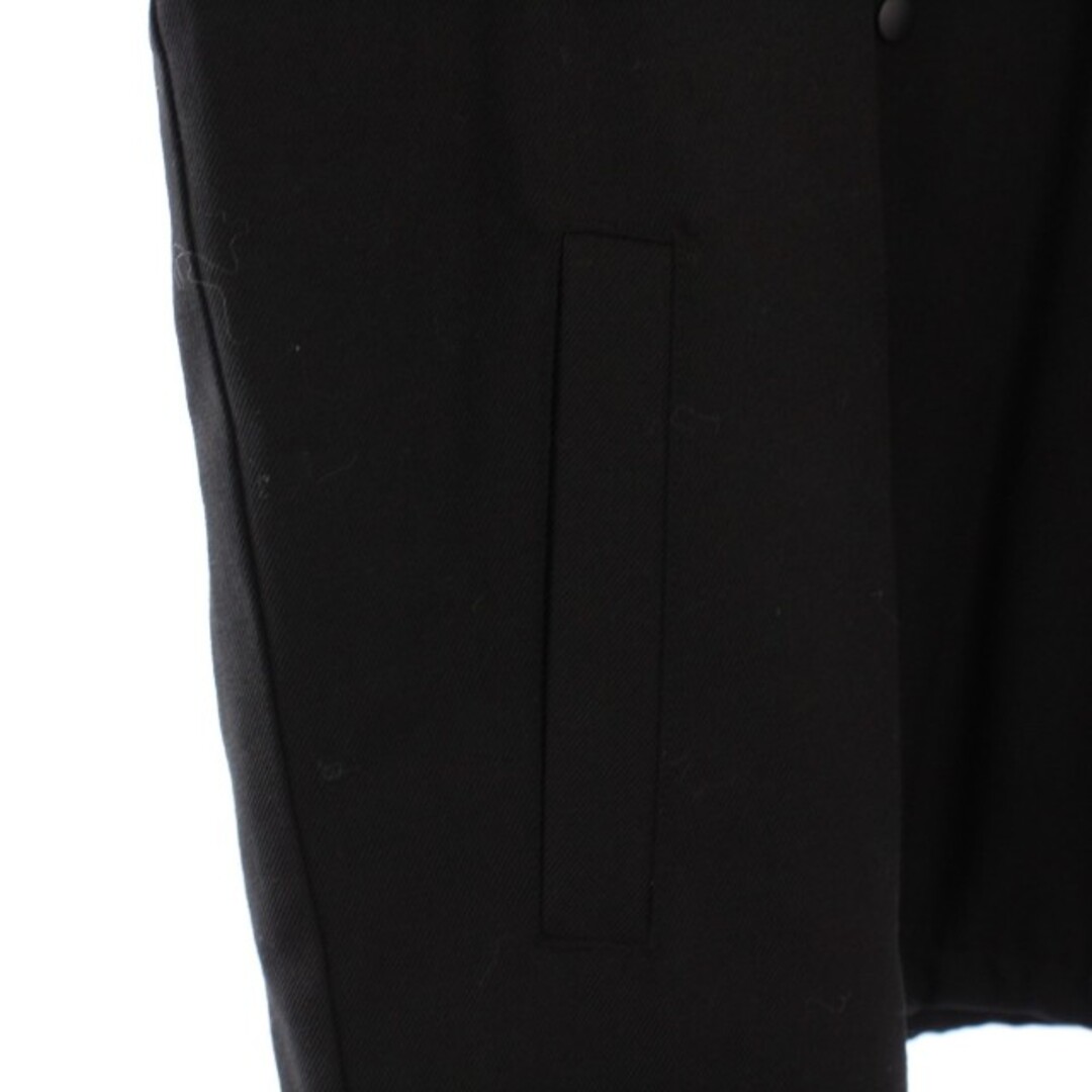 Y's(ワイズ)のワイズ NEW ERA ウールロゴ裏キルティングコーチジャケット 中綿 3 黒 メンズのジャケット/アウター(ブルゾン)の商品写真