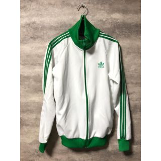 アディダス メンズジャージ 白×緑