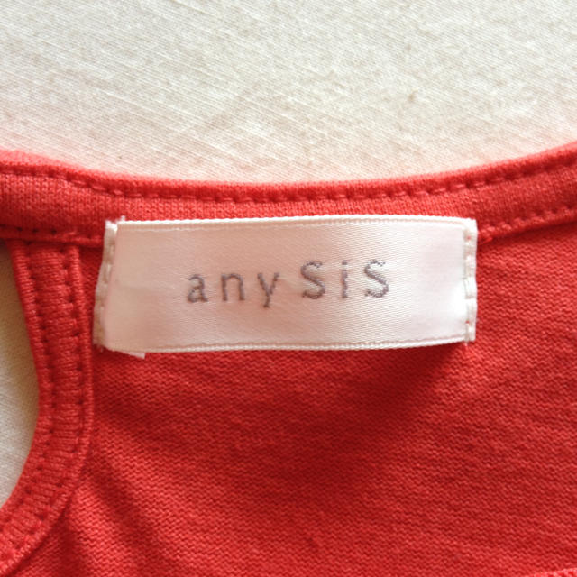 anySiS(エニィスィス)の美品anySiS組曲半袖カットソー2赤 レディースのトップス(カットソー(半袖/袖なし))の商品写真