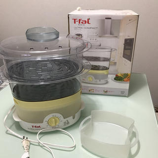ティファール(T-fal)のティファール社 二段スチーム蒸し器(調理道具/製菓道具)