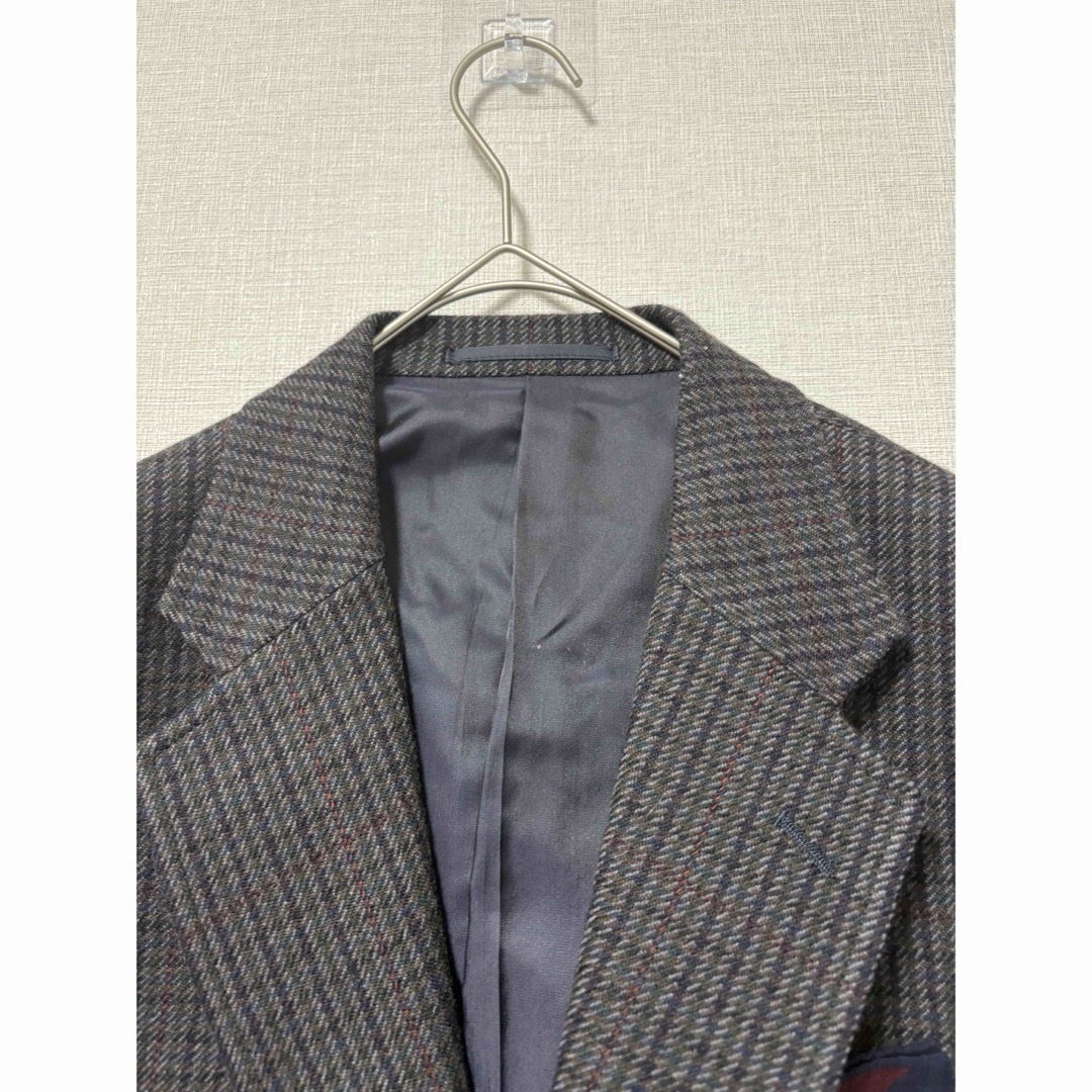 J.PRESS(ジェイプレス)のJ.PRESS ジェイプレス　チェック柄 ウールテーラードジャケット メンズのジャケット/アウター(テーラードジャケット)の商品写真