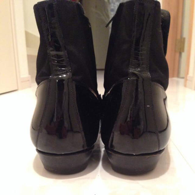 ⭐︎美品 ディオールオム エナメルボタンヒールブーツ エディ期 SIZE41