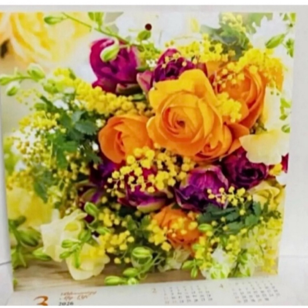 AVON(エイボン)の★９冊★お花のカレンダー 2026年 カレンダー 壁掛け フラワー　エイボン インテリア/住まい/日用品の文房具(カレンダー/スケジュール)の商品写真