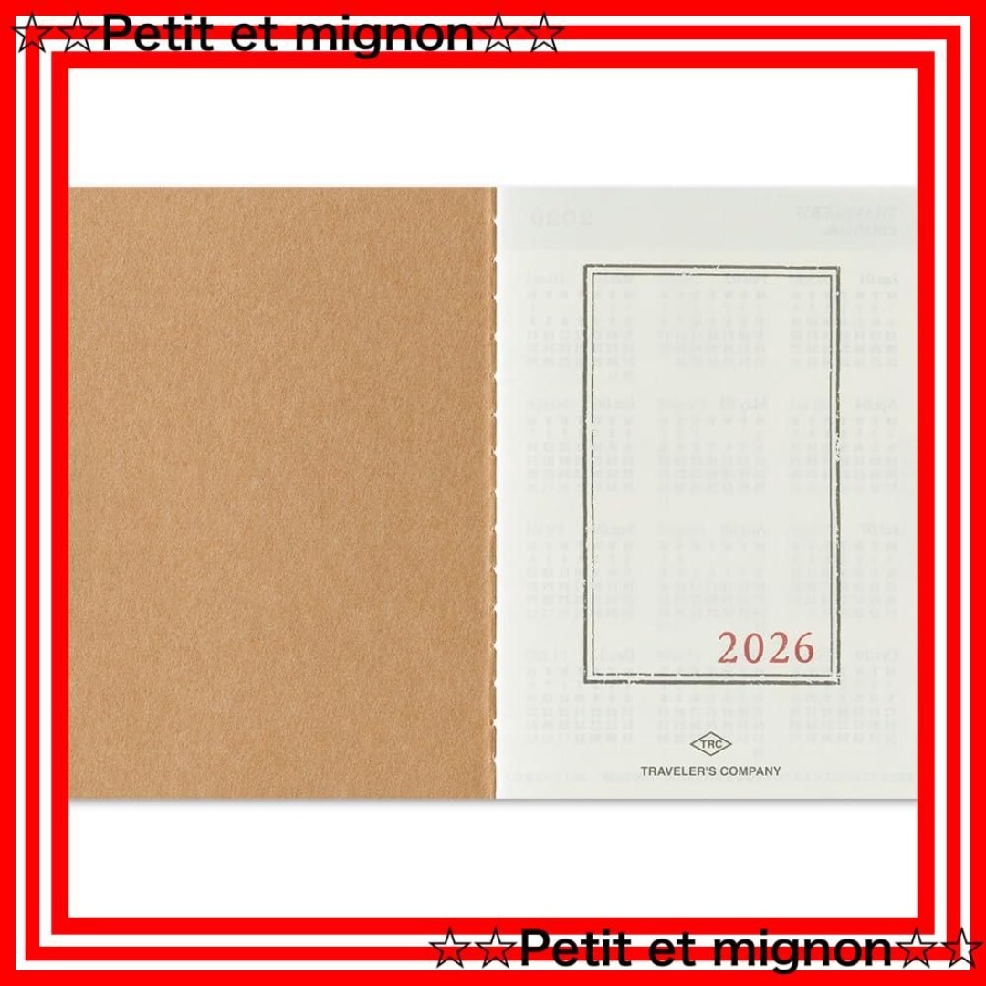 【スピード発送】トラベラーズノート 手帳 リフィル 2026年 パスポートサイズ その他のその他(その他)の商品写真