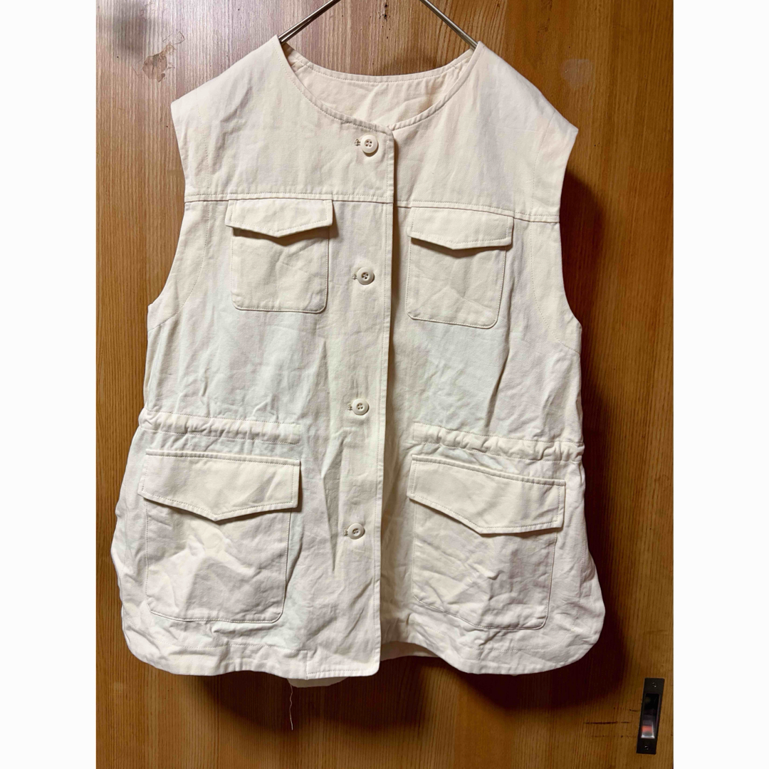 mysty woman(ミスティウーマン)のmistywoman ミスティーウーマン☆ウエスト絞れるお洒落なベスト！ レディースのトップス(ベスト/ジレ)の商品写真