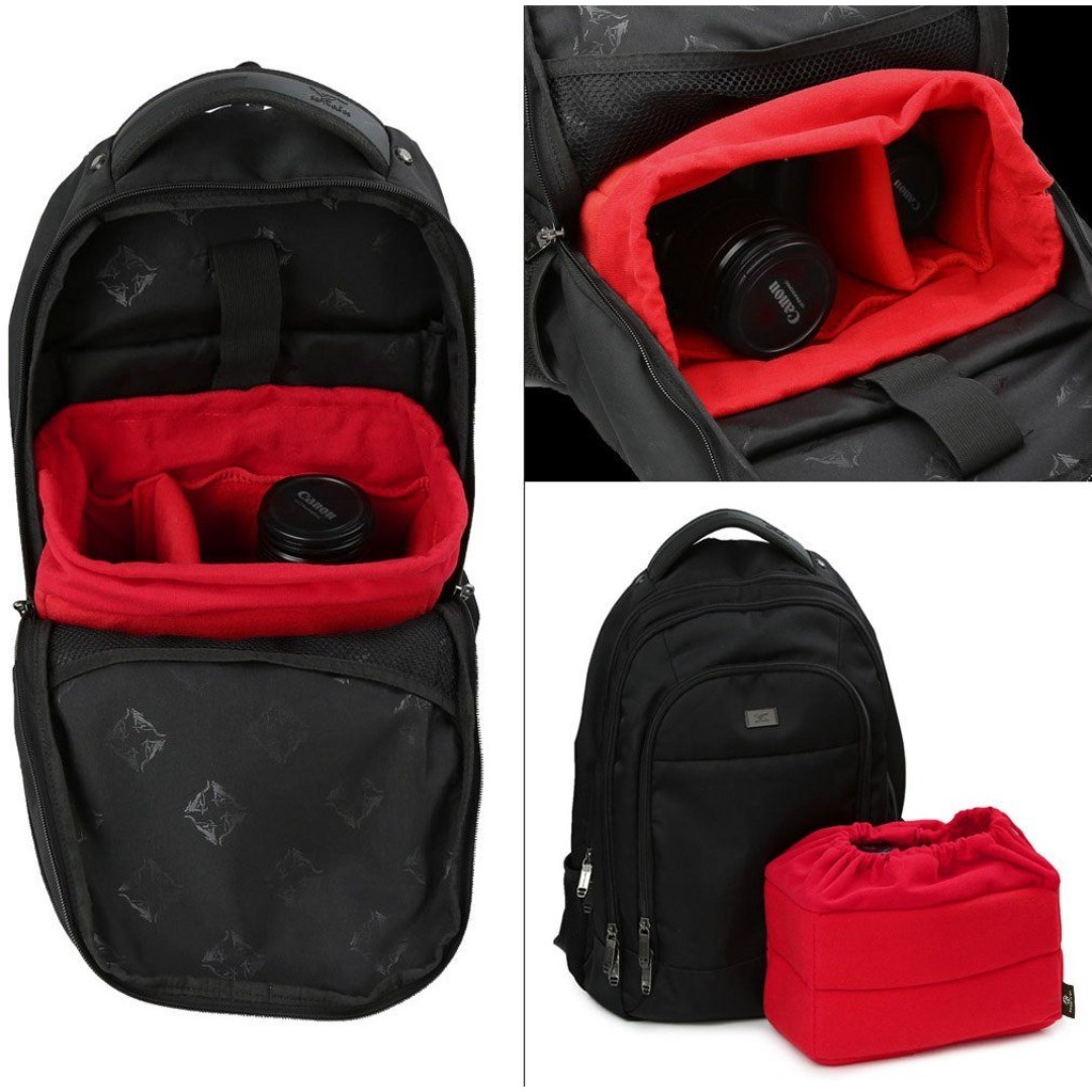 Koolertron 一眼レフ対応 カメラバッグ インナーカメラバッグ「そのまま スマホ/家電/カメラのカメラ(その他)の商品写真