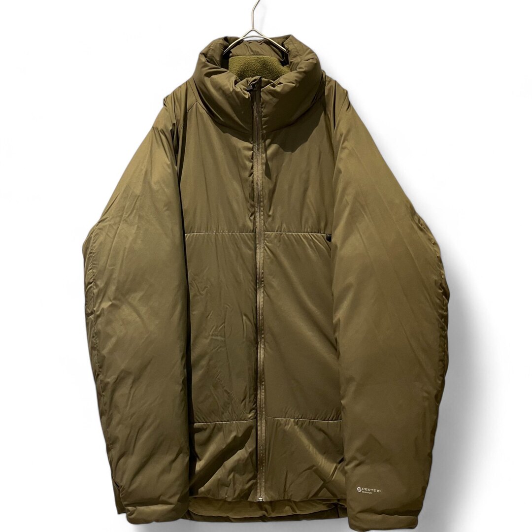 ALLIED FEATHER DOWN ④ A4399-130C002 COCOON DOWN COAT メンズ カーキ L メンズのジャケット/アウター(ダウンジャケット)の商品写真
