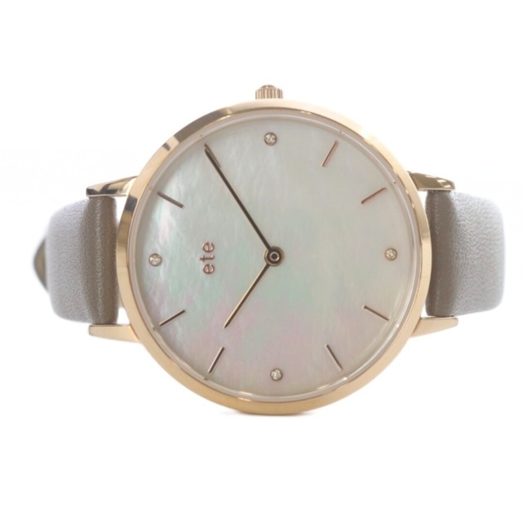 ete(エテ)のエテ ete ベルト 腕時計 クオーツ グレージュ レディースのファッション小物(腕時計)の商品写真